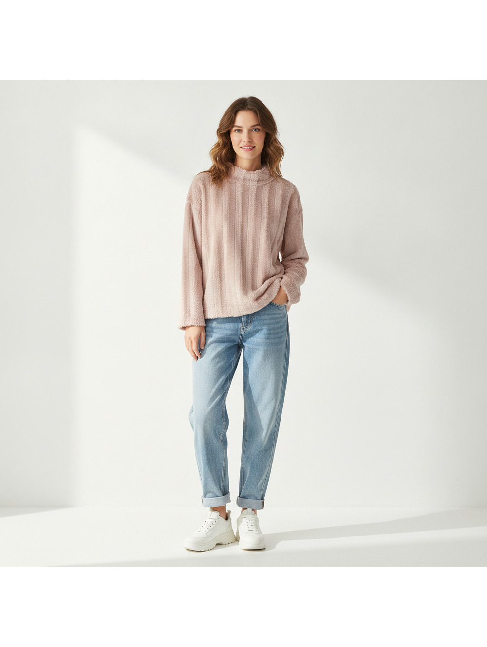 AP by Anthropologie dusty pink blouse Size S